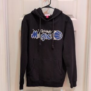 Mitchell & Ness Men's Black Orlando Magic Basketball Hoodie Men's Size Medium